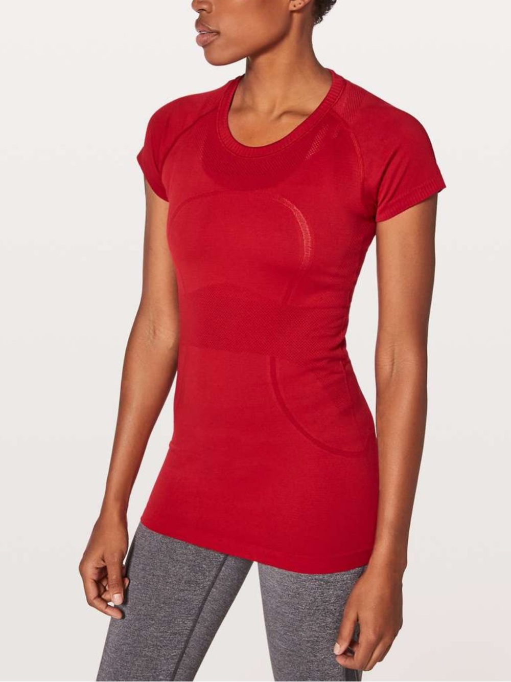 Lululemon Swiftly Tech Short Sleeve Crew Red